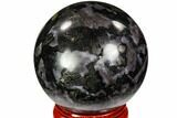 Polished, Indigo Gabbro Sphere - Madagascar #104686-1